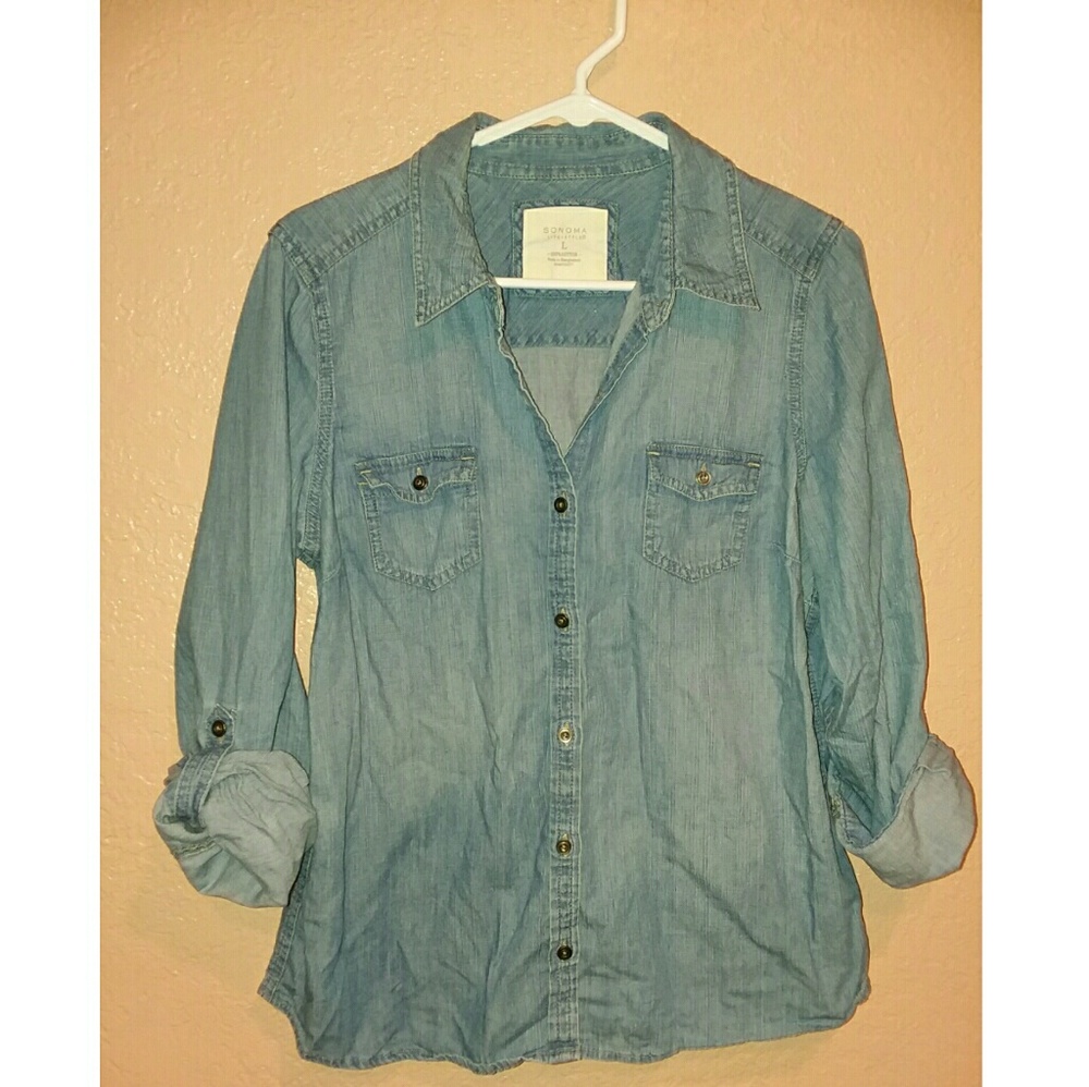 Denim style jacket